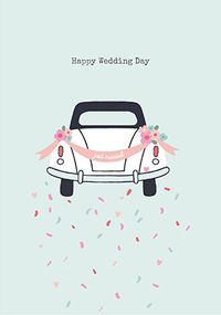 Tap to view Wedding Icons Car  Card