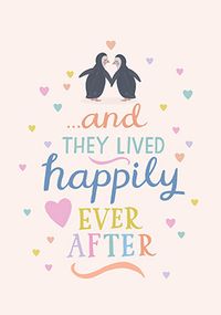 Tap to view Penguins Happily Ever After  Wedding Card