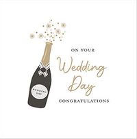 Tap to view Monochrome Bottle Wedding Card