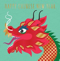 Chinese Dragon New Year Card