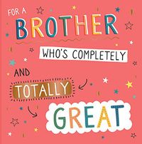 Totally Great Brother Rakhi Card