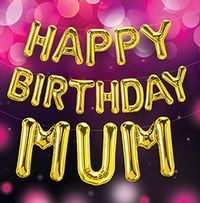 Tap to view Mum Balloons Birthday Card