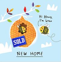 Tap to view Bee Hive New Home Card