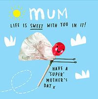 Tap to view Mum Life is Sweet Mother's Day Card