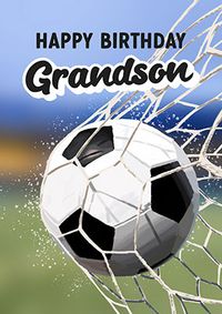 Tap to view Grandson Football Birthday Card