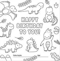 Dinosaurs Birthday Card
