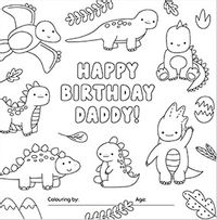 Daddy Dinosaur Birthday Card