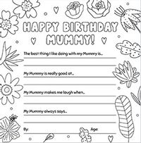 Tap to view Mum Floral Prompts Birthday Card.