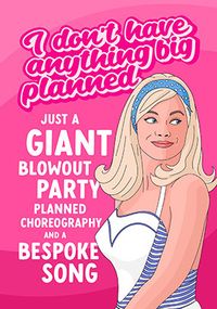 Tap to view Giant Blowout Party Birthday Card