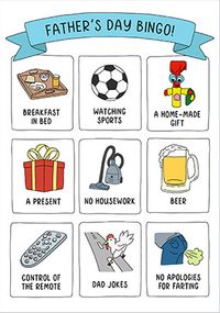 Tap to view Father's Day Bingo Card