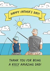 Tap to view Reely Amazing Dad Father's Day Card
