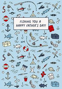 Tap to view Fishing You a Happy Father's Day Card
