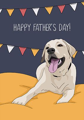 Labrador Father's Day Card