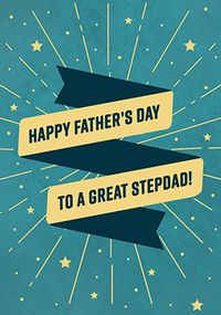To a Great Stepdad Father's Day Card