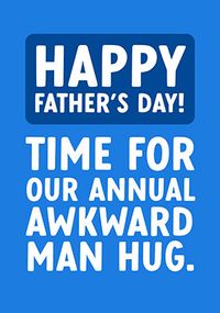 Tap to view Annual Man Hug Father's Day Card