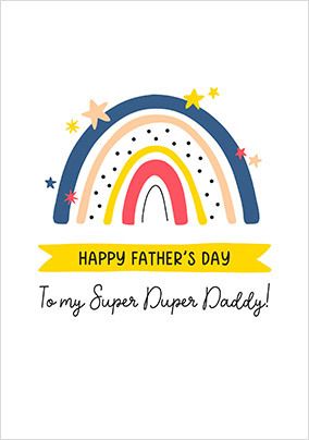 Super Duper Daddy Father's Day Card