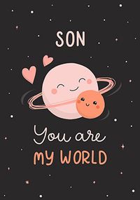 You Are My World Son Card