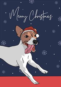 Jack Russell Christmas Card