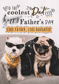 Coolest Dad Fathers Day Card