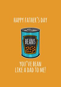 Tap to view Bean Like A Dad Father's Day Card