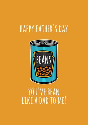 Bean Like A Dad Fathers Day Card