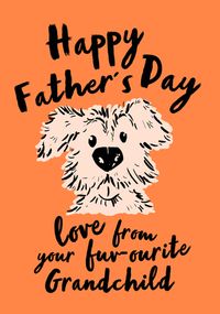 Fur-vourite Grandchild Father's Day Card