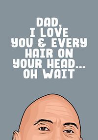 Tap to view Every Hair on Your Head Father's Day Card