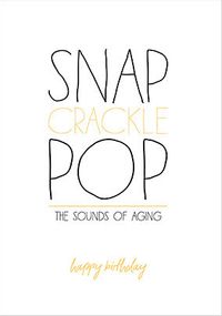 Tap to view The Sounds of Ageing Birthday Card