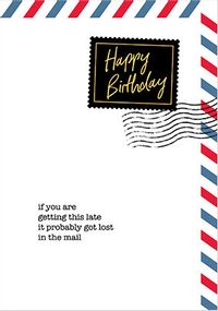 Tap to view Lost in the Mail Birthday Card