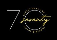 Tap to view Sensational and Seventy Birthday Card