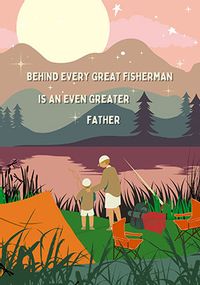 Tap to view Great Fisherman Birthday Card