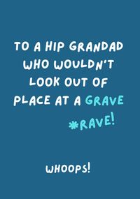 Hip Grandad Father's Day Card