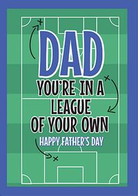 Tap to view Dad League of Your Own Father's Day Card