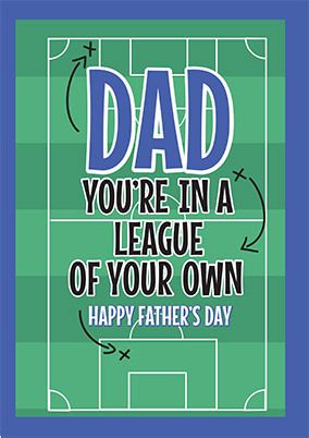 Dad League of Your Own Father's Day Card
