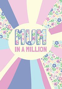 Mum In A Million Mothers Day Card
