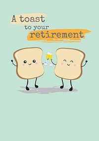 Tap to view A Toast to You Retirement Card