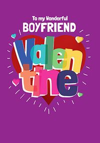 Tap to view Rainbow Wonderful Boyfriend Card