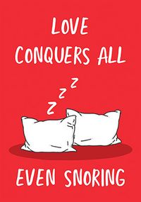 Love Conquers All Anniversary Card