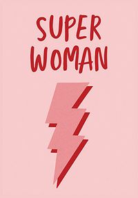 Super Woman Birthday Card