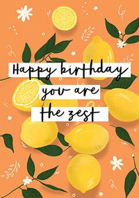 Tap to view Simply the Zest Birthday Card