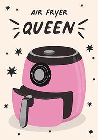 Air Fryer Queen Card