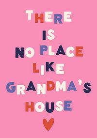 Grandma's House Mothers Day Card