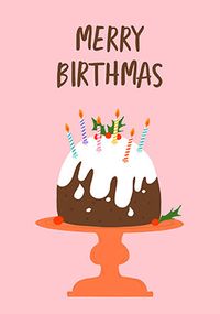 Tap to view Merry Birthmas Christmas Birthday Card