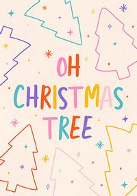 Tap to view Oh Christmas Tree Shapes Card