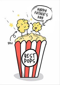 Tap to view Best Pops Popcorn Father's Day Card