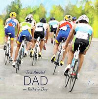 Tap to view Dad Cycling Father's Day Card