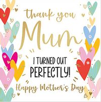 Tap to view Thank you Mum Mother's Day Card