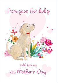 Tap to view Fur Baby Golden Retriever Mother's Day Card