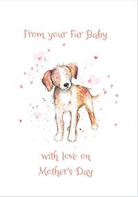 Tap to view Pup Fur Baby Mother's Day Card