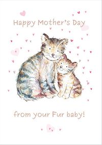 Tap to view Tabby Cat Fur Baby Mother's Day Card